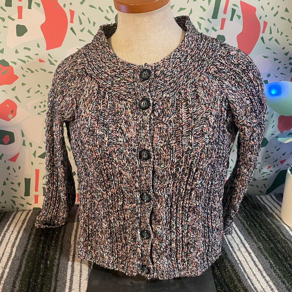 Dressbarn Multicolor Cardigan - L